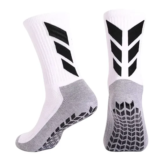 High Quality Designer OEM Cycling Men Sports Sokken Calcetines Sock-Stocking Crew White Grippy Socks Soccer Custom Logo Anti Slip Grip Socks Football