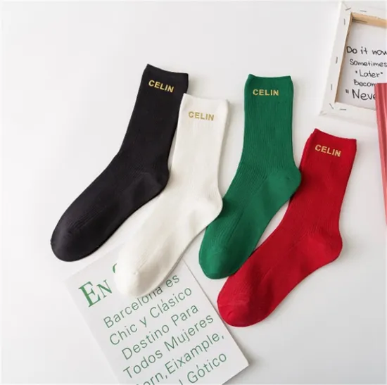 Designer Famous Brand Unisex Socks Running Letter Graphic Custom Casual Luxury Winter Cotton Socks