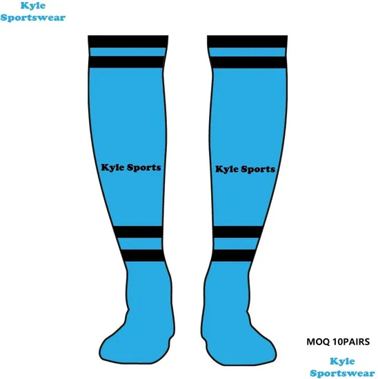 Custom Baseball Socks Hockey Rugby Football Soccer Cotton Jacquard Knitted Softball Socks
