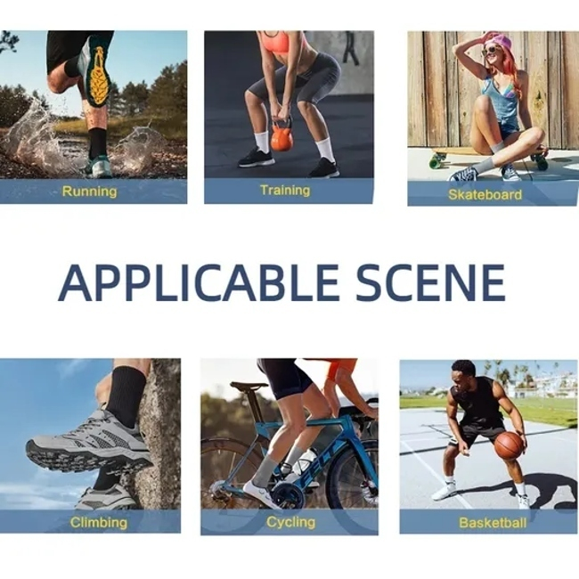 High Quality Sokken Calcetines Sock-Stocking Happy Funny Socks Custom Design White Sports Yoga Pilates Socks Anti Slip Grip Crew Cotton Men Custom Socks