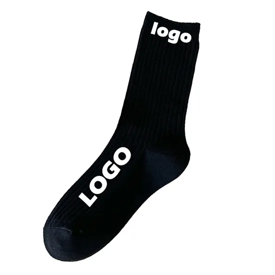 Popular Among Man and Woman Custom Personalized Logo Sports Sock Made Printed Embroidery Good Quality Crew Socks