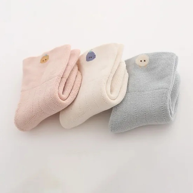 Baby Cute Organic Cotton Tag Free Softy Short Breathable Seamless Socks