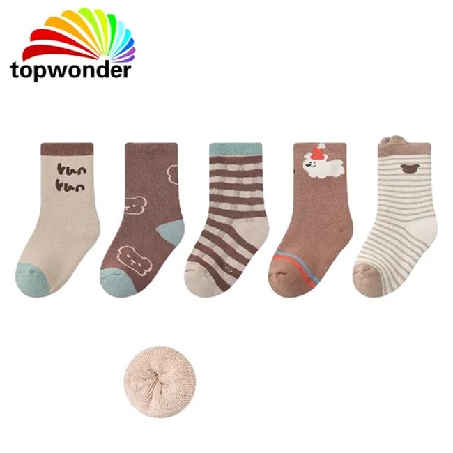 Customize All Designs of Baby Winter Sock, Baby Cotton Sock, Baby Terry Sock, Baby Knee High Sock, Baby Thick Sock in Many Colors, Sizes and Material