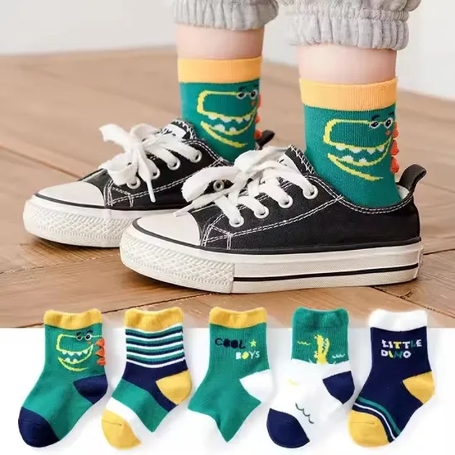 Children Baby Kids Unisex Cotton Wholesale Novelty Crew Non Slip Socks