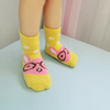 Safety Infant Boat Shape Casual Shoes Walking Floor Socks with Anti Slip Sole Bandage Baby Shoes