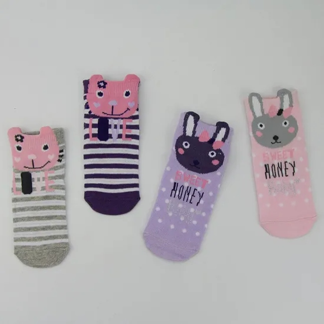 Children Baby Kids Custom Wholesale Cotton Non Slip Grip Socks