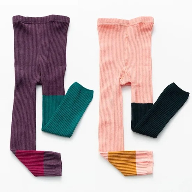 Unisex Low Price Children Baby Kids Cotton Wholesale Novelty Plain Tights Socks